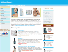 Tablet Screenshot of goldportbeauty.com